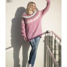 1909-2 Nova genser rosa | Mohrino | Strikkepakke thumbnail