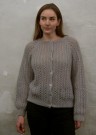 Knitting for Olive Vaffel Cardigan Champignon rosa thumbnail