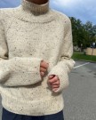 Louvre Sweater Peer gynt Natur Tweed Strikkepakke  thumbnail