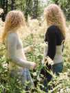 Vollan sweater lys gråmelert og natur  thumbnail