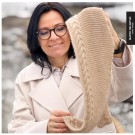 Marte Helgetun Fletteskjerf i REN cashmere (oppskrift) thumbnail