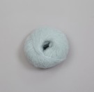 284-3 Genser med flette | Alpaca Silk Lys blå Rauma Garn thumbnail