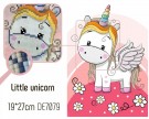 Diamond Painting Little Unicorn 19x27cm DE7079 thumbnail