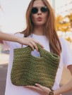 Everyday tote Tykk Line Grønn thumbnail