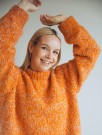CD01-04 Viljes Genser Pus Multi Popkorn Oransje thumbnail