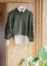 2109-2 Fleur genser Oppskrift Sandnes Garn thumbnail