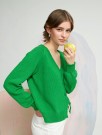 414-5 Kløvercardigan Petunia Strikkepakke thumbnail