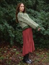 2511-2 Christmas tree sweater dame Fritidsgarn  thumbnail