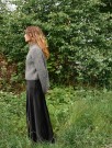 2507-10 Tia Zipper jacket Sunday og Tynn silk mohair grå thumbnail