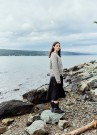 417-1 Islender Vams dame Strikkepakke LYSGRÅ thumbnail