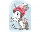 Little unicorn on the rink - Diamond Painting DE7078 thumbnail