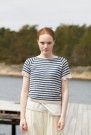 411-1 Bris Tee Pandora Dus rosa og mørk blå thumbnail