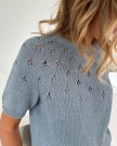 LeKnit Clover Tee Line Isblå thumbnail