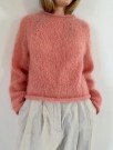 Plain Yoke Sweater Strikkepakke Ballerina Chunky mohair  thumbnail