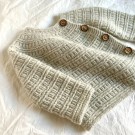 Sorgenfri omslagsjakke Mini 24m/10cm (oppskrift) thumbnail