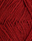 3-tråds strikkegarn Kobberrød - 127 thumbnail