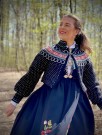 Cecilie tilpasset Vest-Agder bunad Bunadstrikk  thumbnail