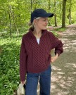 PetiteKnit Dagmar Zipper sweater Peer Gynt og Alpakka følgetråd thumbnail