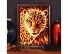 Diamond Painting Fire Leopard 30x40cm AM1849 thumbnail