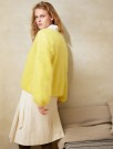 2402-1 Facile cardigan Ballerina Chunky mohair Lemon thumbnail