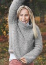 Tiril 16 Ånundgenser dame (3farger) Strikkepakke Sandnes Garn thumbnail
