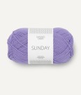 2210-13B Marley v-hals genser Sunday Lys lilla og Tynn Silk Mohair Lys krokus Strikkepakke thumbnail