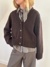 LeKnit Chunky Mouline cardigan (oppskrift) papir thumbnail