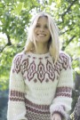DSA80-10 Sofiegenser NATUR | Faerytale | Strikkepakke Du Store Alpakka thumbnail