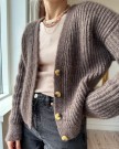 Agnete Cardigan (oppskrift) papir PetiteKnit thumbnail