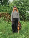 2507-10 Tia Zipper jacket Sunday og Tynn silk mohair grå thumbnail