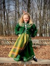 Ada barnejakke tilpasset Nordlandsbunaden GRØNN Bunadstrikk  thumbnail
