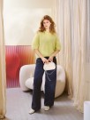 2502-6 Ivy tee Ballerina chunky mohair Lime punch thumbnail