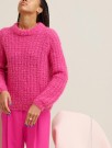 427-5 Seline strukturgenser Tjukk mohair Knæsj ROSA thumbnail
