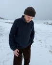 PetiteKnit Dagmar Zipper Sweater Man (oppskrift) papir  thumbnail