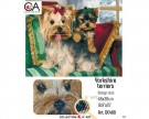 Diamond Paintings Yorkshire terriers 48x38cm DE489 thumbnail
