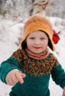 Tusseladd genser barn strikkes i Donegal. Oppskrift kjøpes hos Linka Neumann. thumbnail