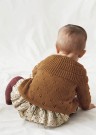 1915-1 Kløverjakke Tynn Merinoull Mørk karri Strikkepakke thumbnail