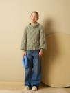 393-1 Elioras Pusegenser barn Tjukk Mohair Sjøsprøyt Strikkepakke thumbnail