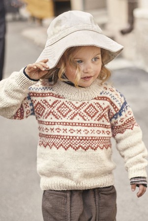 T76-4 Marius genser barn ovenfra (oppskrift)