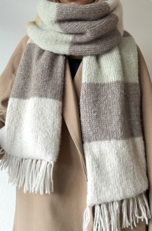 Fluffy skjerf (oppskrift) papir Jord Clothing