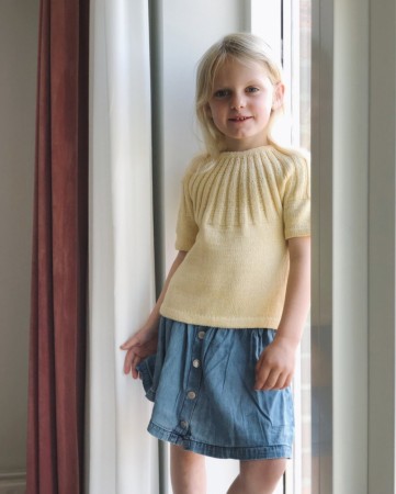 Sunday Tee Junior Petite Knit Merci 1110 Duckling