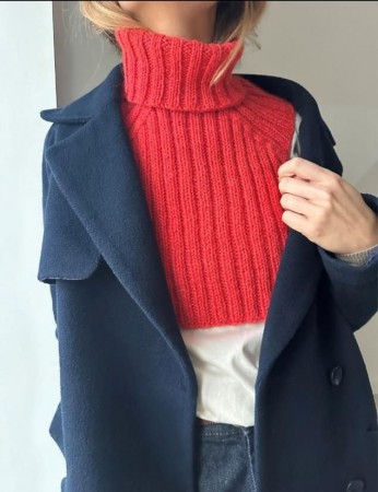 LeKnit Note Rib Neck (oppskrift)