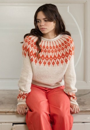 Filcolana Ildsluger Sweater Saga alva