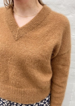 Stockholm Sweater V-neck | Tynn Silk Mohair | Strikkepakke PetiteKnit