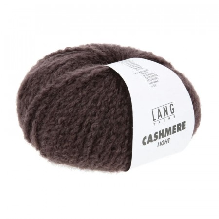Lang Yarns Cashmere light 161 mørk brun