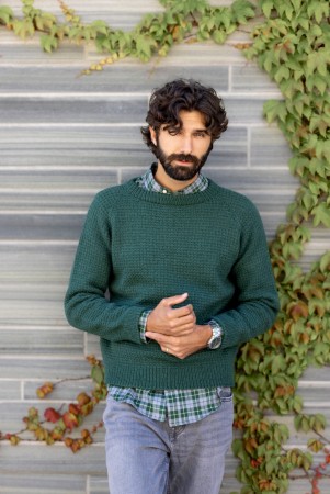 Hillesvåg Birk genser Sol dyp grønn