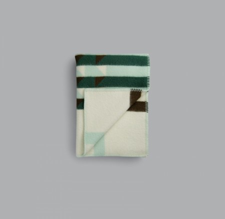 Kvam Pledd 5213 Green Røros Tweed