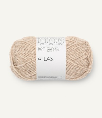 Sandnes Garn Atlas Lys Beigemelert 3021