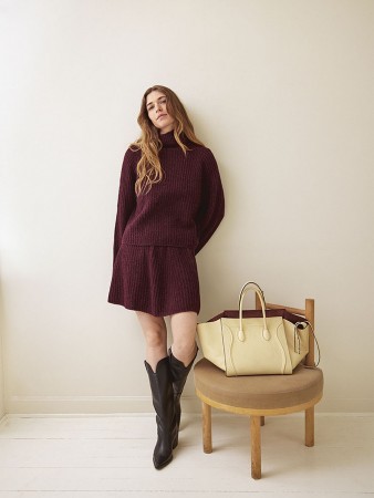 2311-8 Nova skirt Tweed Recycled KORT