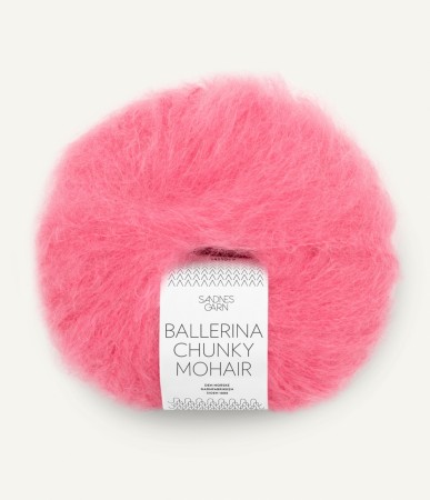 BALLERINA CHUNKY MOHAIR BUBBLEGUM PINK